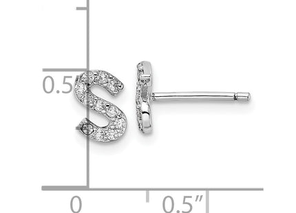 Sterling Silver Earrings Style QCM1867S - Classique Jewelry Inc.