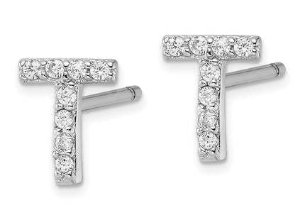 Sterling Silver Earrings Style QCM1867T - Classique Jewelry Inc.