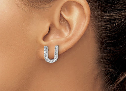 Sterling Silver Earrings Style QCM1867U - Classique Jewelry Inc.