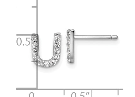 Sterling Silver Earrings Style QCM1867U - Classique Jewelry Inc.