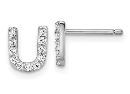 Sterling Silver Earrings Style QCM1867U - Classique Jewelry Inc.