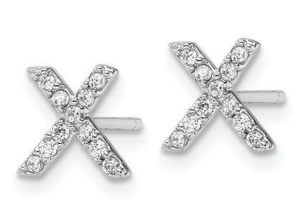 Sterling Silver Earrings Style QCM1867X - Classique Jewelry Inc.