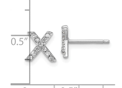 Sterling Silver Earrings Style QCM1867X - Classique Jewelry Inc.