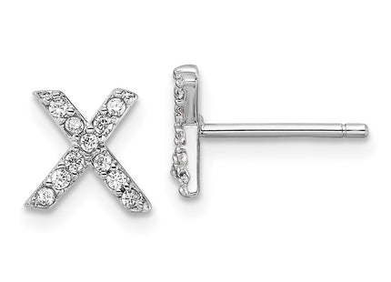 Sterling Silver Earrings Style QCM1867X - Classique Jewelry Inc.