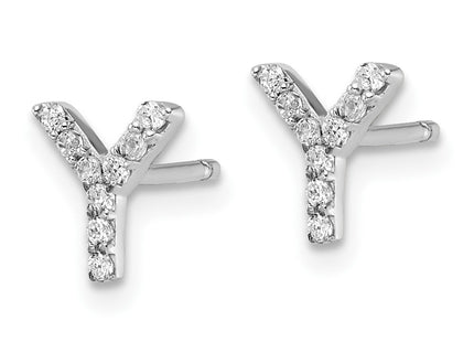 Sterling Silver Earrings Style QCM1867Y - Classique Jewelry Inc.