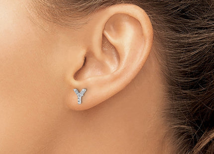 Sterling Silver Earrings Style QCM1867Y - Classique Jewelry Inc.