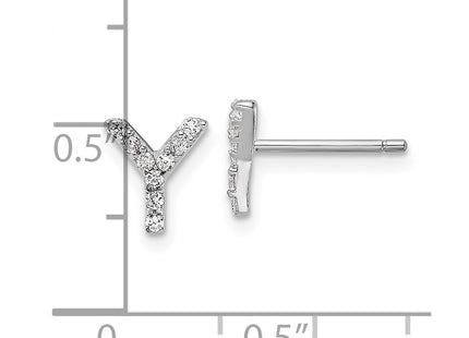 Sterling Silver Earrings Style QCM1867Y - Classique Jewelry Inc.