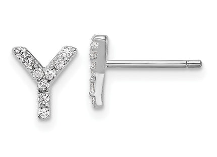 Sterling Silver Earrings Style QCM1867Y - Classique Jewelry Inc.