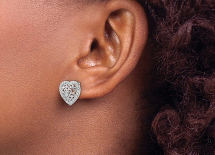 Sterling Silver Earrings Style QCM1869 - Classique Jewelry Inc.