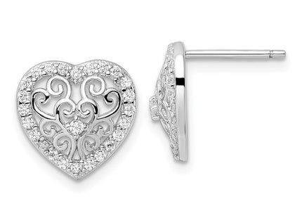 Sterling Silver Earrings Style QCM1869 - Classique Jewelry Inc.