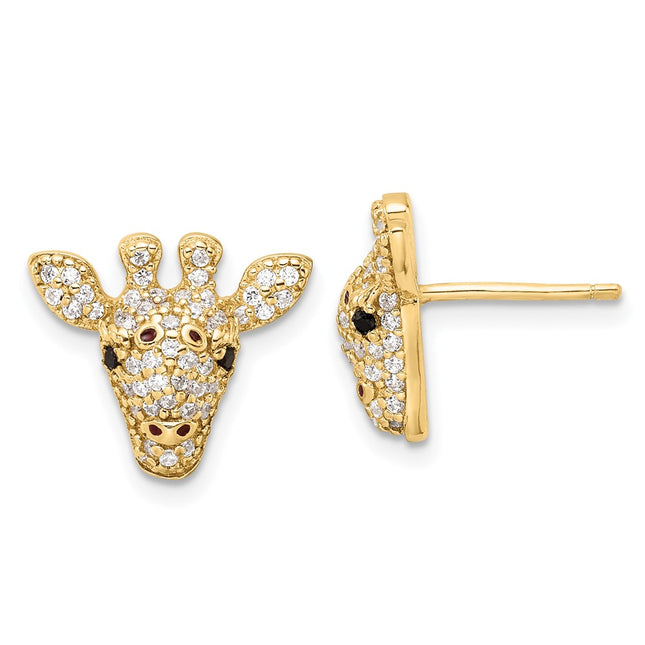 Sterling Silver Earrings Style QCM1870Y - Classique Jewelry Inc.