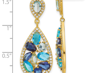 Sterling Silver Earrings Style QCM1871Y - Classique Jewelry Inc.