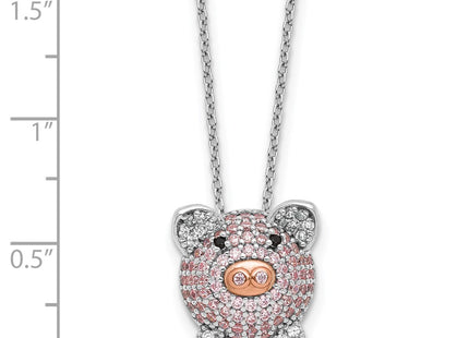 SS/Rose Plated Jewelry Style QCM1918 - Classique Jewelry Inc.