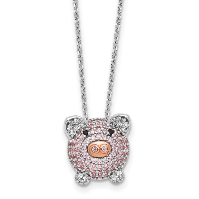 SS/Rose Plated Jewelry Style QCM1918 - Classique Jewelry Inc.