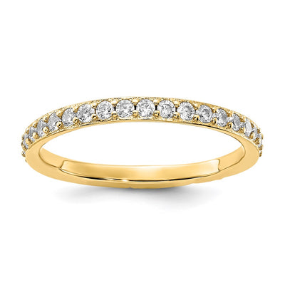 Sterling silver cubic zirconia ring