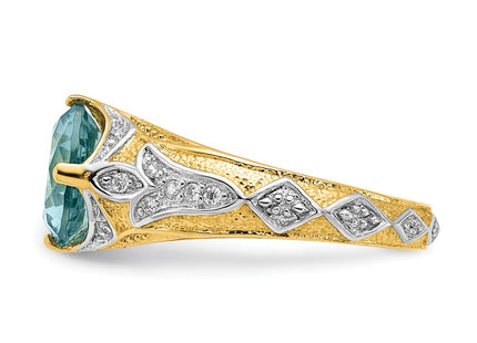 Sterling Silver Rings Style QCM1946Y - Classique Jewelry Inc.
