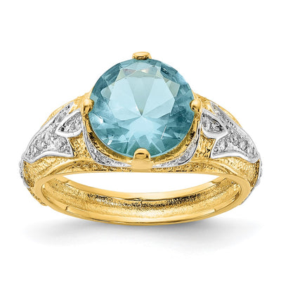 Sterling silver cubic zirconia ring