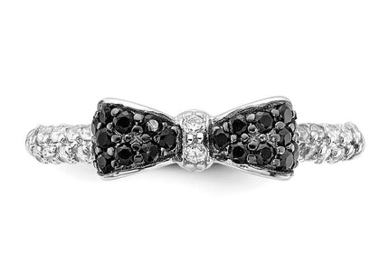 Sterling silver cubic zirconia ring, further view