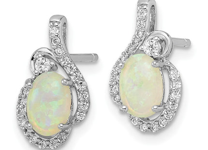 Sterling Silver Earrings Style QCM1965 - Classique Jewelry Inc.