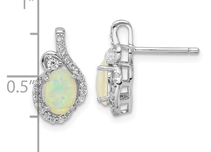 Sterling Silver Earrings Style QCM1965 - Classique Jewelry Inc.