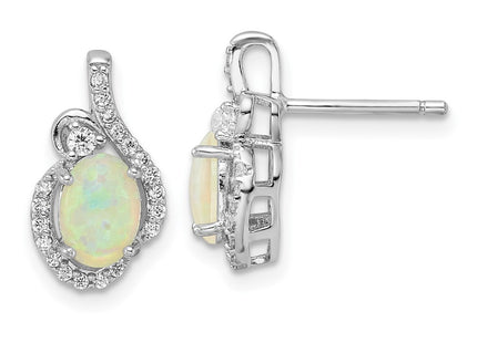 Sterling Silver Earrings Style QCM1965 - Classique Jewelry Inc.