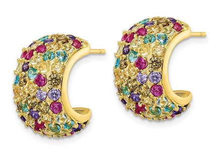 Sterling Silver Earrings Style QCM1969Y - Classique Jewelry Inc.