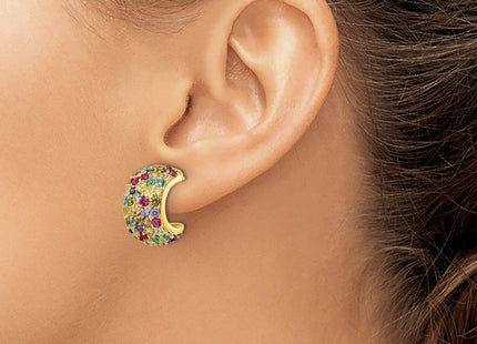 Sterling Silver Earrings Style QCM1969Y - Classique Jewelry Inc.