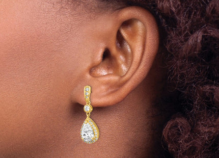 Sterling Silver Earrings Style QCM218 - Classique Jewelry Inc.