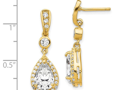 Sterling Silver Earrings Style QCM218 - Classique Jewelry Inc.