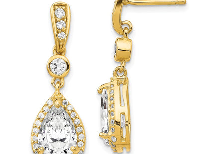 Sterling Silver Earrings Style QCM218 - Classique Jewelry Inc.