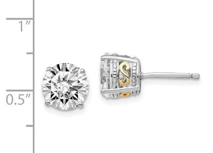 Sterling Silver Earrings Style QCM232 - Classique Jewelry Inc.