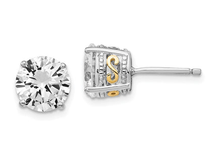 Sterling Silver Earrings Style QCM232 - Classique Jewelry Inc.