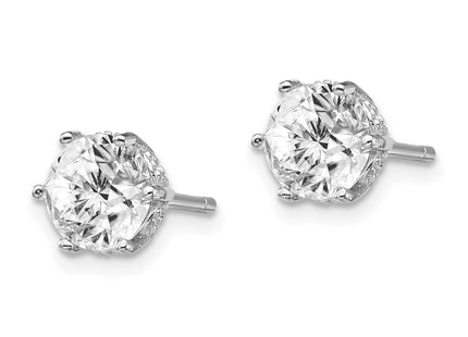 Sterling Silver Earrings Style QCM239 - Classique Jewelry Inc.