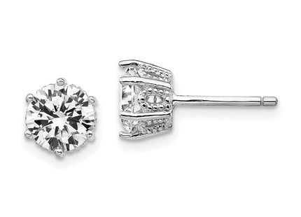 Sterling Silver Earrings Style QCM239 - Classique Jewelry Inc.