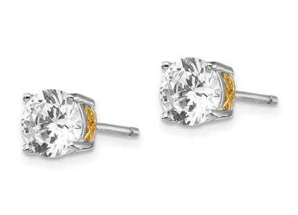 Sterling Silver Earrings Style QCM247 - Classique Jewelry Inc.