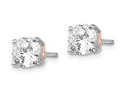 Sterling Silver Earrings Style QCM249 - Classique Jewelry Inc.