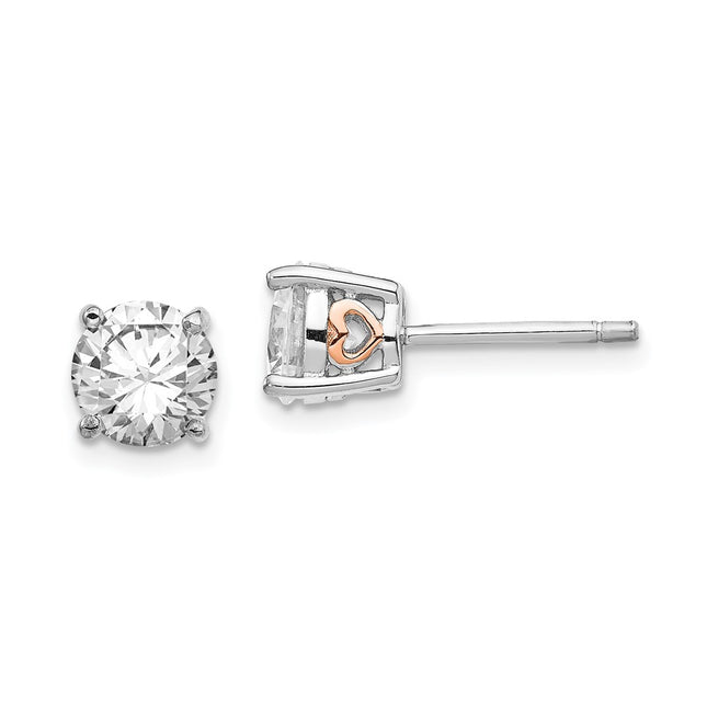 Sterling Silver Earrings Style QCM249 - Classique Jewelry Inc.