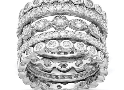 Sterling Silver Rings Style QCM267 - Classique Jewelry Inc.