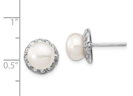 Sterling Silver Earrings Style QCM288 - Classique Jewelry Inc.