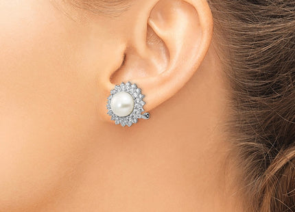 Sterling Silver Earrings Style QCM289 - Classique Jewelry Inc.