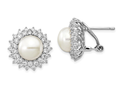 Sterling Silver Earrings Style QCM289 - Classique Jewelry Inc.