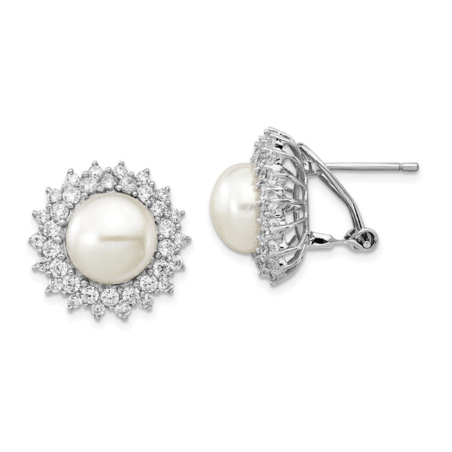 Sterling Silver Earrings Style QCM289 - Classique Jewelry Inc.