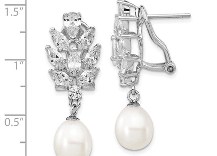 Sterling Silver Earrings Style QCM313 - Classique Jewelry Inc.