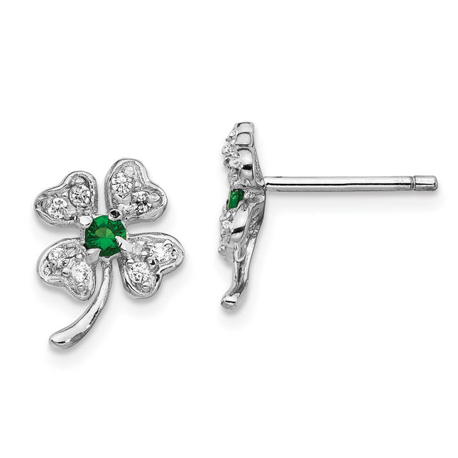 Sterling Silver Earrings Style QCM369 - Classique Jewelry Inc.