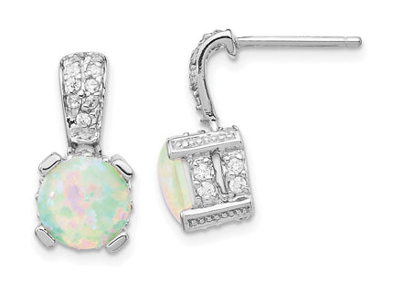 Sterling Silver Earrings Style QCM377 - Classique Jewelry Inc.