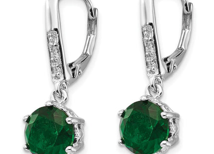 Sterling Silver Earrings Style QCM382 - Classique Jewelry Inc.
