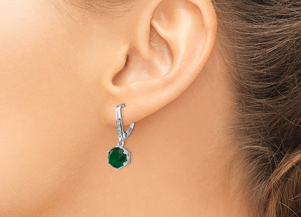 Sterling Silver Earrings Style QCM382 - Classique Jewelry Inc.