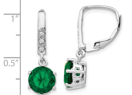 Sterling Silver Earrings Style QCM382 - Classique Jewelry Inc.