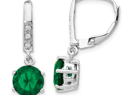 Sterling Silver Earrings Style QCM382 - Classique Jewelry Inc.