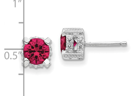 Sterling Silver Earrings Style QCM467 - Classique Jewelry Inc.